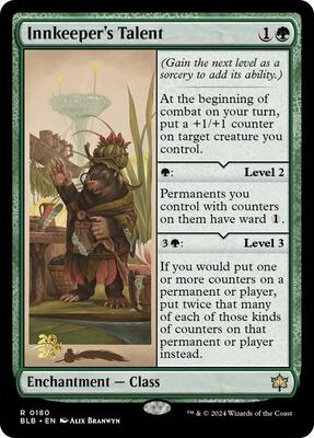 Innkeeper's Talent card from Prerelease Cards