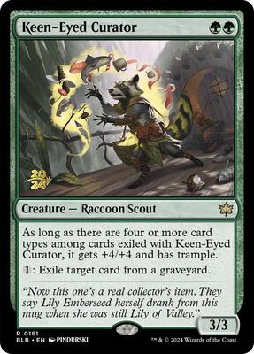 Keen-Eyed Curator card from Prerelease Cards
