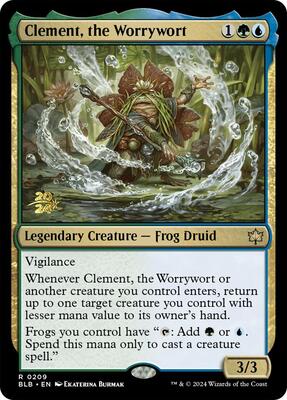 Clement, the Worrywort card from Prerelease Cards