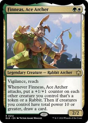 Finneas, Ace Archer card from Prerelease Cards