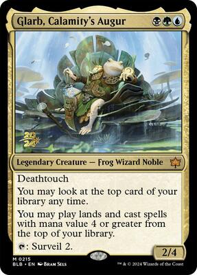 Glarb, Calamity's Augur card from Prerelease Cards