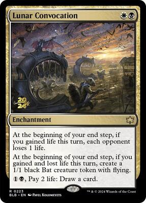 Lunar Convocation card from Prerelease Cards