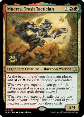 Muerra, Trash Tactician card from Prerelease Cards