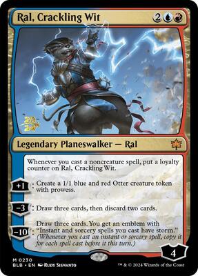 Ral, Crackling Wit card from Prerelease Cards
