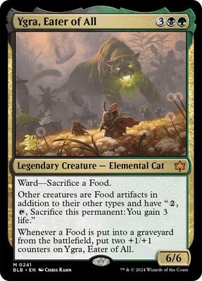 Ygra, Eater of All card from Prerelease Cards