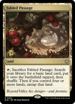 Fabled Passage card from Prerelease Cards