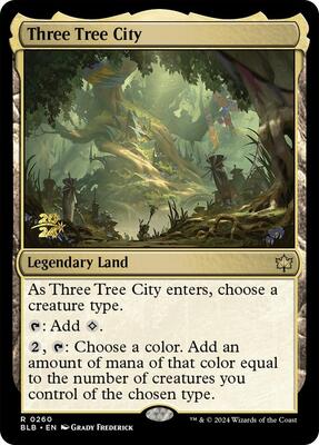 Three Tree City card from Prerelease Cards
