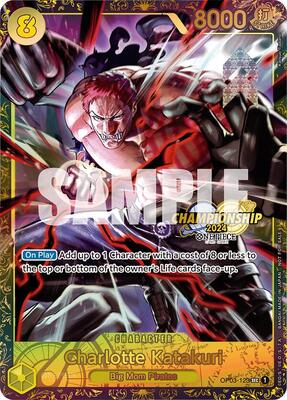Charlotte Katakuri (Championship 2024) card from One Piece Promotion Cards