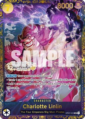 Charlotte Linlin (Treasure Cup) card from One Piece Promotion Cards