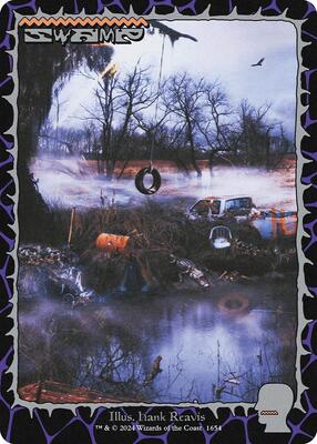 Swamp (1654) card from Secret Lair Drop Series