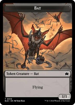 Bat Token card from Bloomburrow