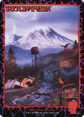 Mountain (1655) card from Secret Lair Drop Series