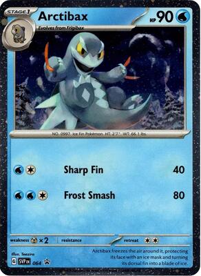 Arctibax - 064 (Cosmos Holo) card from SV: Scarlet & Violet Promo Cards