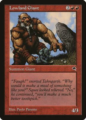 Lowland Giant card from Tempest