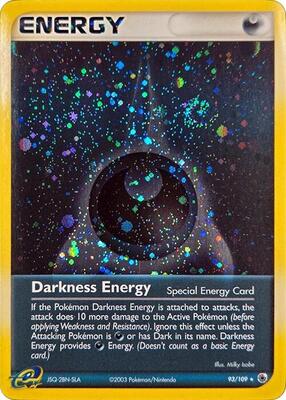 Darkness Energy (Special) - 93/109 (Cosmos Holo) card from League & Championship Cards