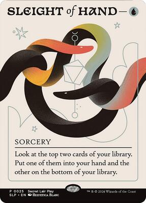 Sleight of Hand card from Pro Tour Promos