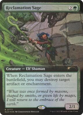 Reclamation Sage (Extended Art) card from Secret Lair Drop Series