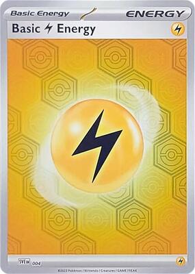 Basic Lightning Energy card from SV: Shrouded Fable