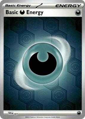 Basic Darkness Energy (Reverse Holofoil) card from SV: Shrouded Fable