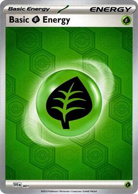 Basic Grass Energy card from SV: Shrouded Fable