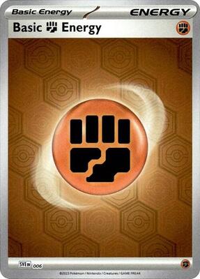 Basic Fighting Energy card from SV: Shrouded Fable