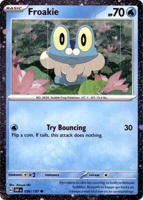 Froakie - 056/197 (Cosmos Holo) card from Miscellaneous Cards & Products