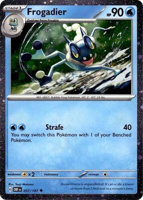 Frogadier - 057/197 (Cosmos Holo) card from Miscellaneous Cards & Products