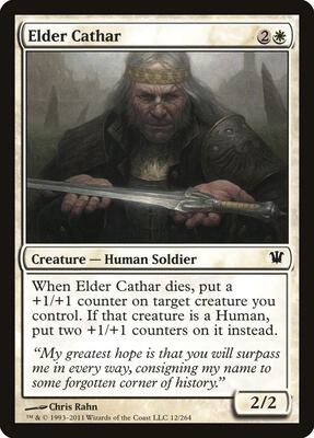 Elder Cathar card from Innistrad