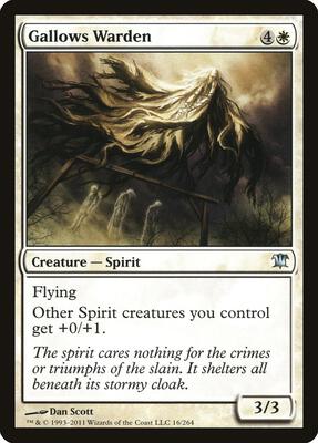 Gallows Warden card from Innistrad