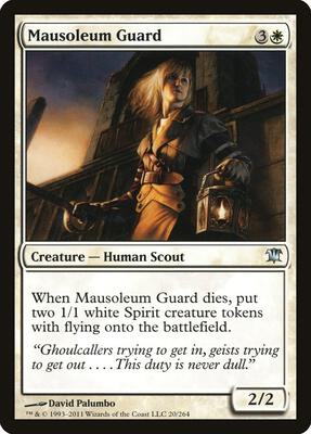 Mausoleum Guard card from Innistrad