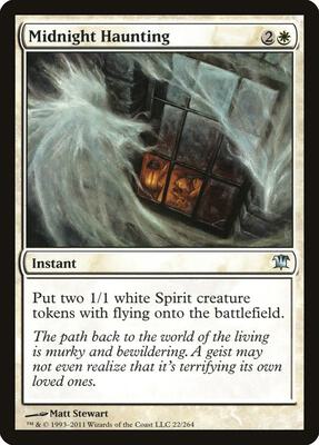 Midnight Haunting card from Innistrad