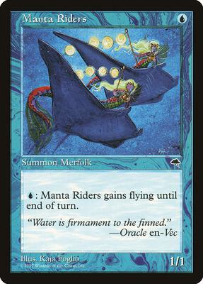 Manta Riders card from Tempest