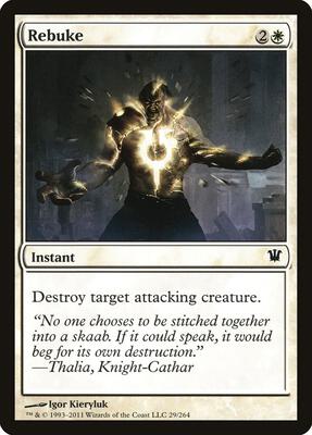 Rebuke card from Innistrad