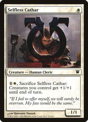 Selfless Cathar card from Innistrad