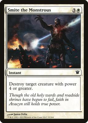 Smite the Monstrous card from Innistrad