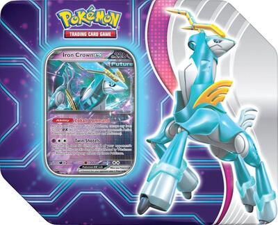 Paradox Destinies Tin [Iron Crown ex] card from Miscellaneous Cards & Products