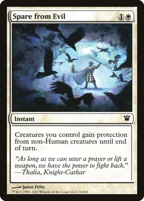 Spare from Evil card from Innistrad
