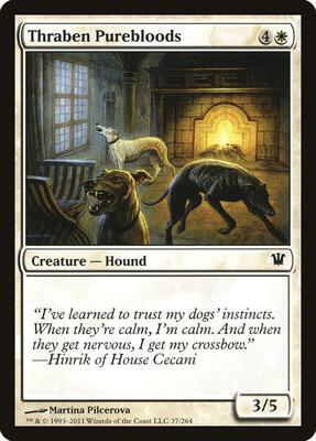Thraben Purebloods card from Innistrad