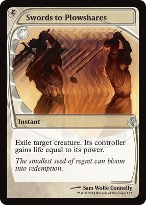 Swords to Plowshares (Future Sight) card from Mystery Booster 2