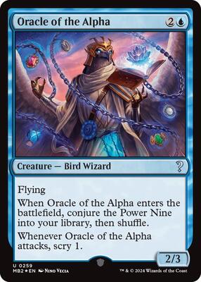 Oracle of the Alpha card from Mystery Booster 2