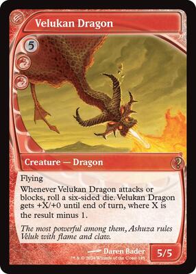 Velukan Dragon (Future Sight) card from Mystery Booster 2