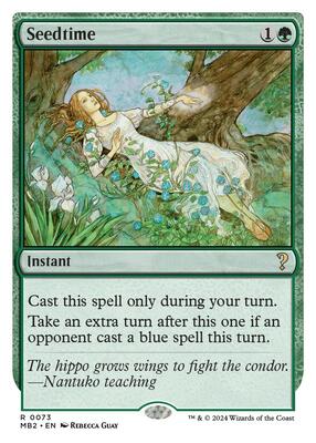 Seedtime (White Border) card from Mystery Booster 2