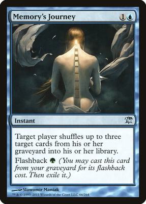 Memory's Journey card from Innistrad