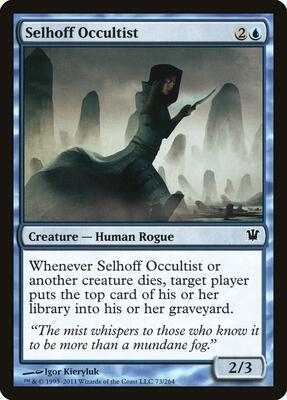 Selhoff Occultist card from Innistrad