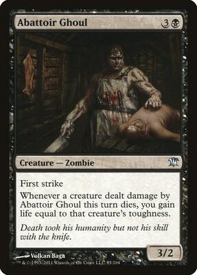 Abattoir Ghoul card from Innistrad