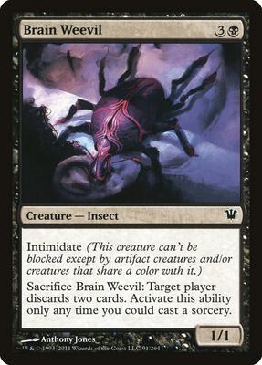 Brain Weevil card from Innistrad