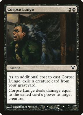 Corpse Lunge card from Innistrad