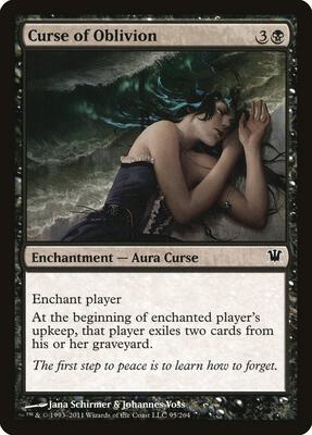 Curse of Oblivion card from Innistrad