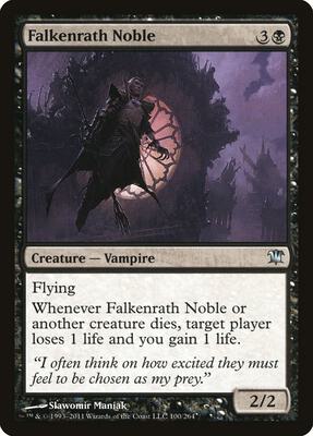 Falkenrath Noble card from Innistrad