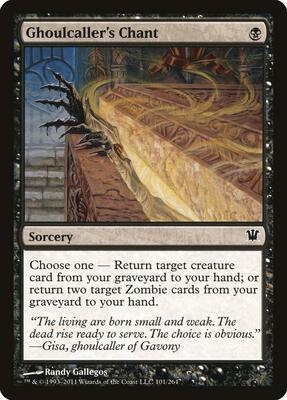 Ghoulcaller's Chant card from Innistrad